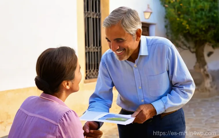 참여형 연구 방법론의 윤리적 고려사항 - **Prompt 1: Informed Consent and Trust Building in an Andalusian Village.**
"A warm, inviting sc...